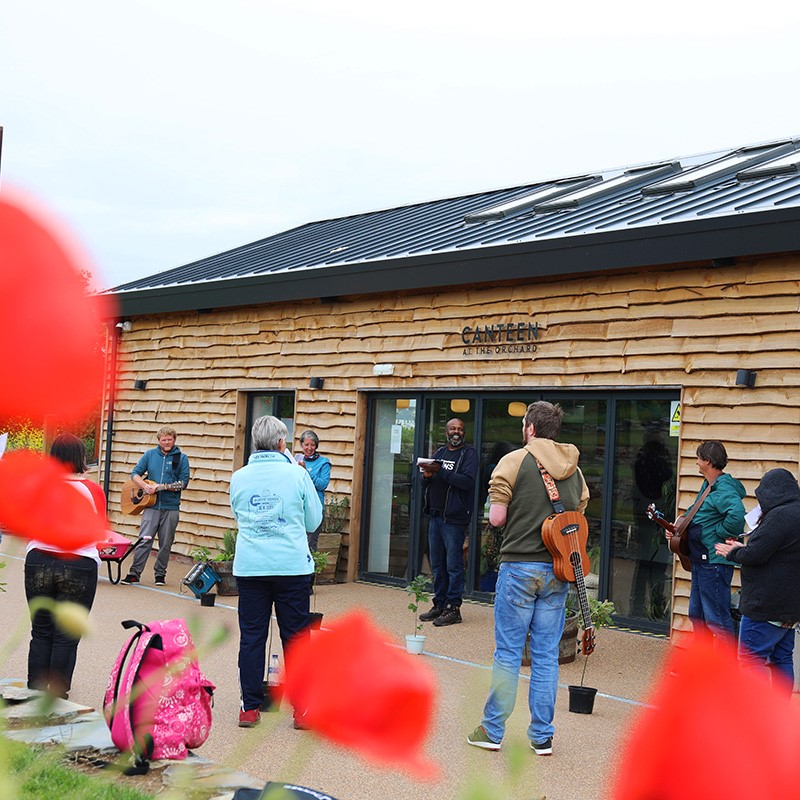 Make Music Day at Newquay Orchard